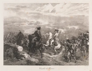 Tarviksen taistelu, 1800-luvun alku (litho)