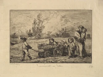 Muutto veneeseen, 1861.