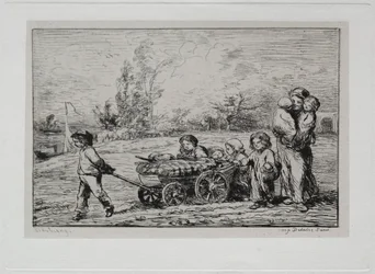 Veneretki: muutto Le Botiniin The Ships -kalusteet tai muutto veneeseen, 1861.