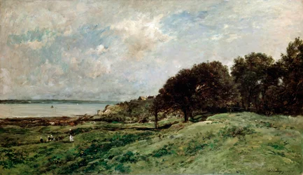 Merenranta lähellä Villervilleä, 1875.
