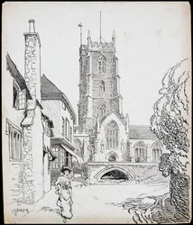 Priory Church of St George, Dunster, Somerset, 1892-1933