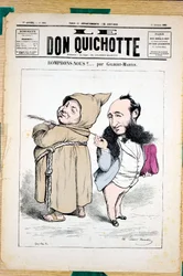 Kansi ""Le Don Quijote"", numero 330, värillinen satiirinen