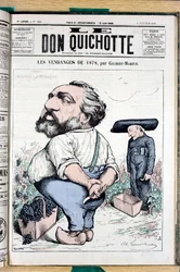 Kansi "" The Don Quijote "", numero 225, Satirique en Colors