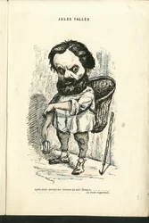 Charles Gilbert-Martinin (1839-1905) kuvitus teoksessa "" Contemporary Grimaces""