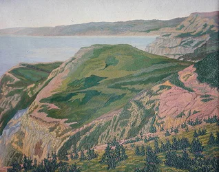Dorset Coast, n. 1927 (öljy) (katso akvarelliversio numerosta 188661)
