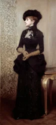 Charles Giron (1850-1914) Pariisilainen 1883 (maalaus)