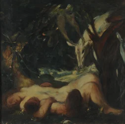 Study for The Sleeping Wood Nymph, 1903-06