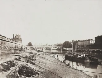Näkymä Pont de la Concordelta, 1852.