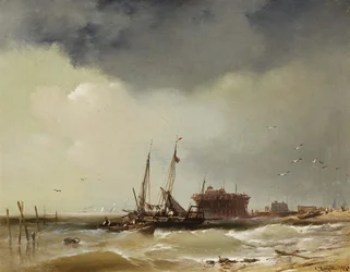 Kalastajaveneet laskeutuvat rannalle