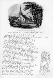 Stoke Poges Church, Buckinghamshire, n. 1750, 1840