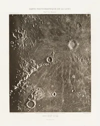 Carte photographique de la lune, planche XIII.A (Valokuvakartta Kuusta, levy XIII.A),23. lokakuuta