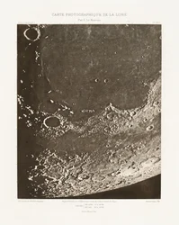 Carte photographique de la lune, planche XVIII.A (Kuun valokuvakartta, levy XVIII.A),20. lokakuuta 20. lokakuuta