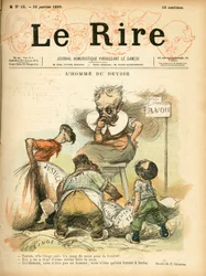 Kansi ""Le Lire"", satiirinen väreissä