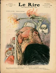 Kansi kappaleesta "" The Laughter", Satiirinen väreissä