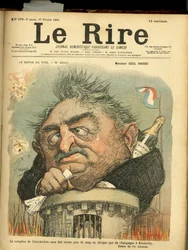 Kuvitus Charles Leandresta (1862-1934) Le Riren kanteen