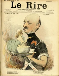 Kuvitus Charles Leandresta (1862-1934) Le Riren kanteen