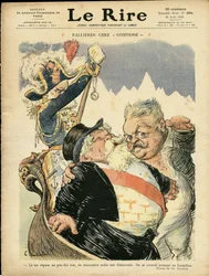 Kuva Charles Leandresta (1862-1934) Le Riren kanteen, 20.8.10 - Fallieres kreivitäressä - Italia, tasavallan presidentti, Chapeau, Tunniste, Venetsia - Fallieres Armand (1841-1931)
