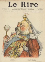 Englannin kuningas Edward VII, kuvitus Le Rirelle