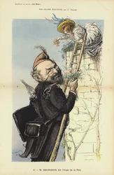 Leon Bourgeois, ranskalainen poliitikko, kuvitus Le Rirelle