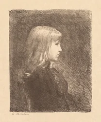 Nuori nainen Nuori tyttö, 1892.