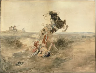 Kaatunut Intian soturi
