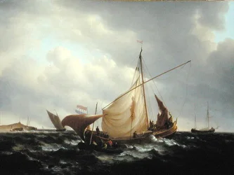 Hollantilainen vene merelle