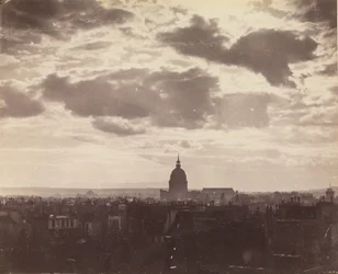 [Pilvitutkimus Pariisin yli], 1850-luku.