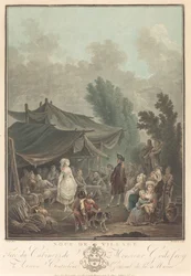 Noce de Village Village Häät, 1785.