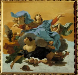 Charles Mellinin (1597-1649) maalaus Neitsyt taivaaseen 1600-luvulta Yksityinen kokoelma