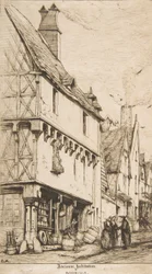 Vanha talo tai muusikon talo, Bourges, 1860.