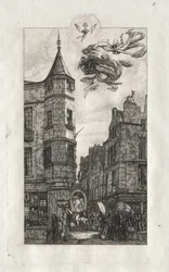 Pariisin etsaukset: Turret, rue de l