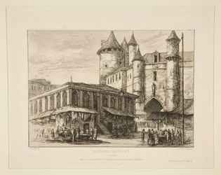 Grand Châtelet noin vuonna 1780, aikalaispiirroksen mukaan