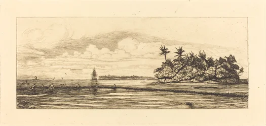 Oseania, saaret Uveassa (Wallis); Peche aux palmes, 1845 (Oseania: Kalastus, Palmssaarten lähellä Uea tai Wallis-ryhmä)