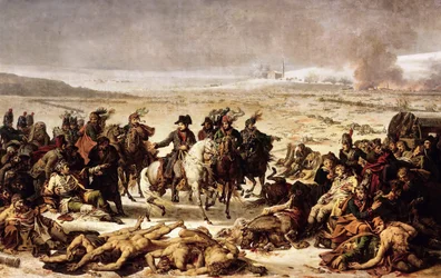 Napoleon Eylaun taistelukentällä, 9. helmikuuta 1807