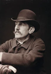 Taiteellinen ja elämäkerrallinen albumi, 5. vuosi, Salon 1885; ranskalaisen taidemaalarin Georges-Louis Hyonin (1855-1901) muotokuva