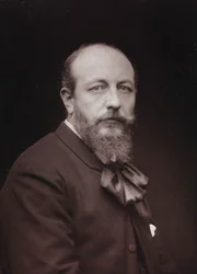 Taiteellinen ja biografinen albumi, 6. vuosi, Salon 1885; ranskalaisen taidemaalarin Roger Jourdainin (1845-1918) muotokuva