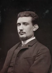 Taiteellinen ja biografinen albumi, 6. vuosi, Salon 1885; taidemaalari Henri Laurent Desrousseaux