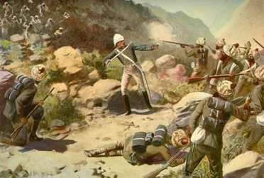 Roberts Rallying the Pioneers Umbeylassa, 1901.