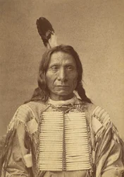 Mahpiya Luta Red Cloud, 1880. finlandès