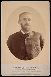 Charles Julius Guiteaun muotokuva 1841-1882, 4. heinäkuuta 1881.