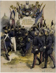 Polyteknikot tervehtivät vanhimpiaan (1794-1894) Charles Morel (koulun satavuotisjuhla).