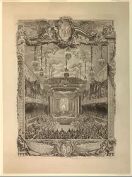 Teatterisalin koristelu