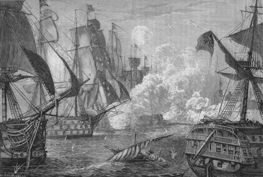 "Bombardment of Acre", c1880