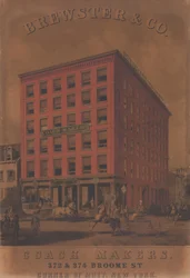Brewster & Co. Coach Makers, 372 & 374 Broome St., n. 1860-70