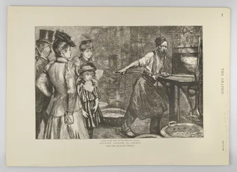 Hehkutusuuni Tower Hillissä, Graphic, 1895