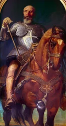 Suurmestari Johannes Vallettan (1496-1568) (öljy kankaalle)