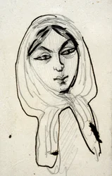 Jeanne Duvalin muotokuva, 1800-luvun puoliväli