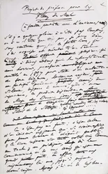Projektit esipuheisiin "les Fleurs du Mal" -lehden 2. painokselle (kynä ja muste paperille)