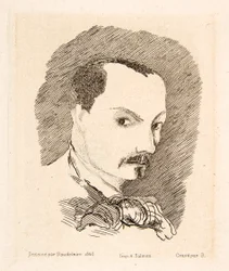 Charles Baudelairen omakuva, pubi. 1869.