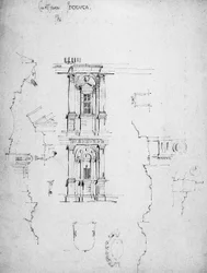 Palatsin sisäpiha, Ferrara, 1891